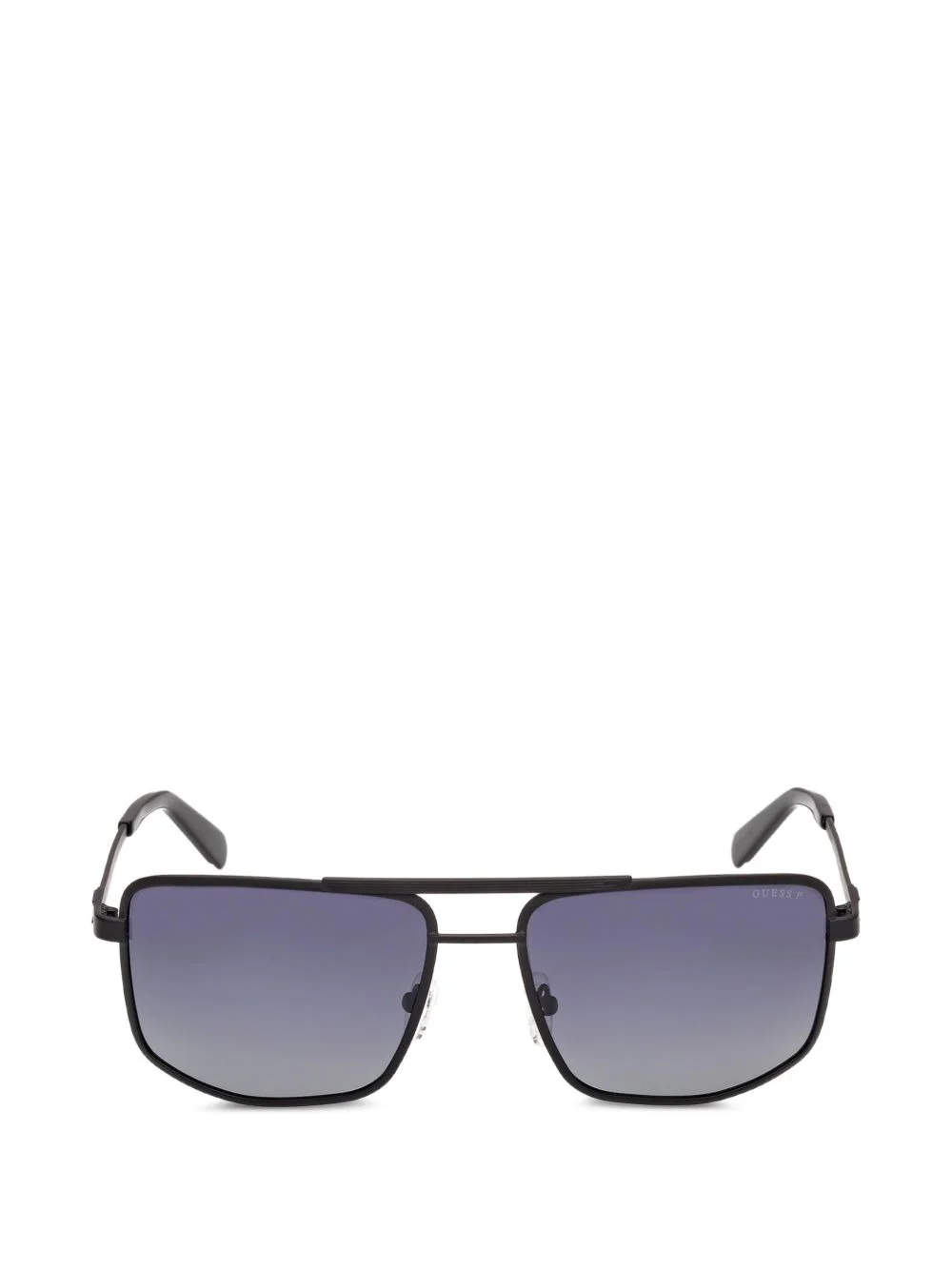 double-bridge square-frame sunglasses - 1