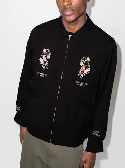 UNDERCOVER Life in The Cosmos embroidered bomber jacket outlook