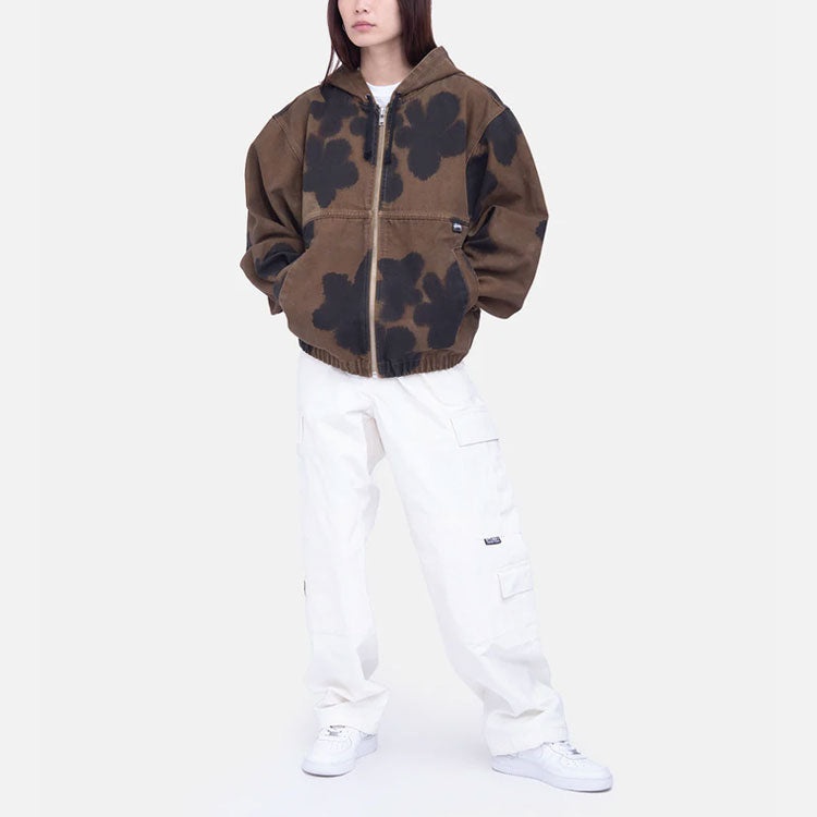 Stüssy Stussy Floral Dye Work Jacket 'Brown' 115642