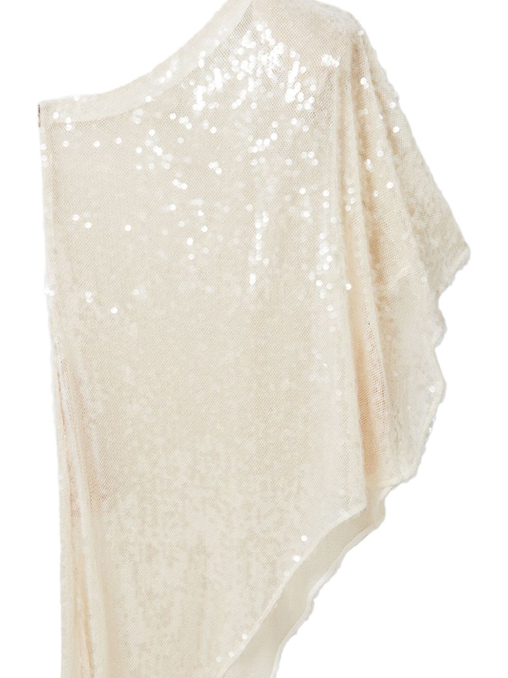 one-sleeve sequin dress - 2