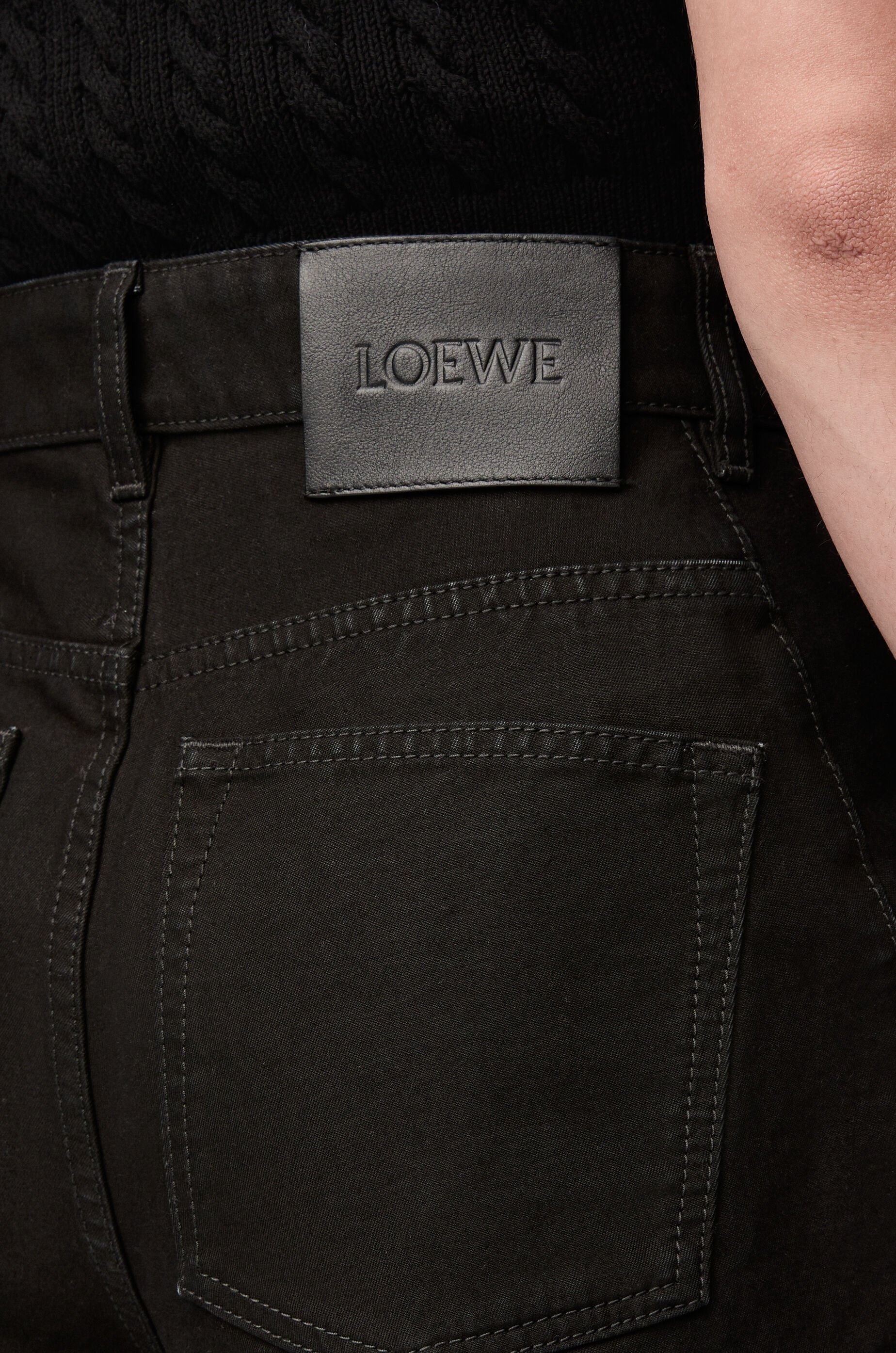 Barrel trousers in cotton - 5