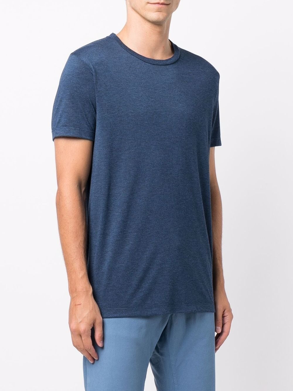 round neck cotton T-shirt - 3