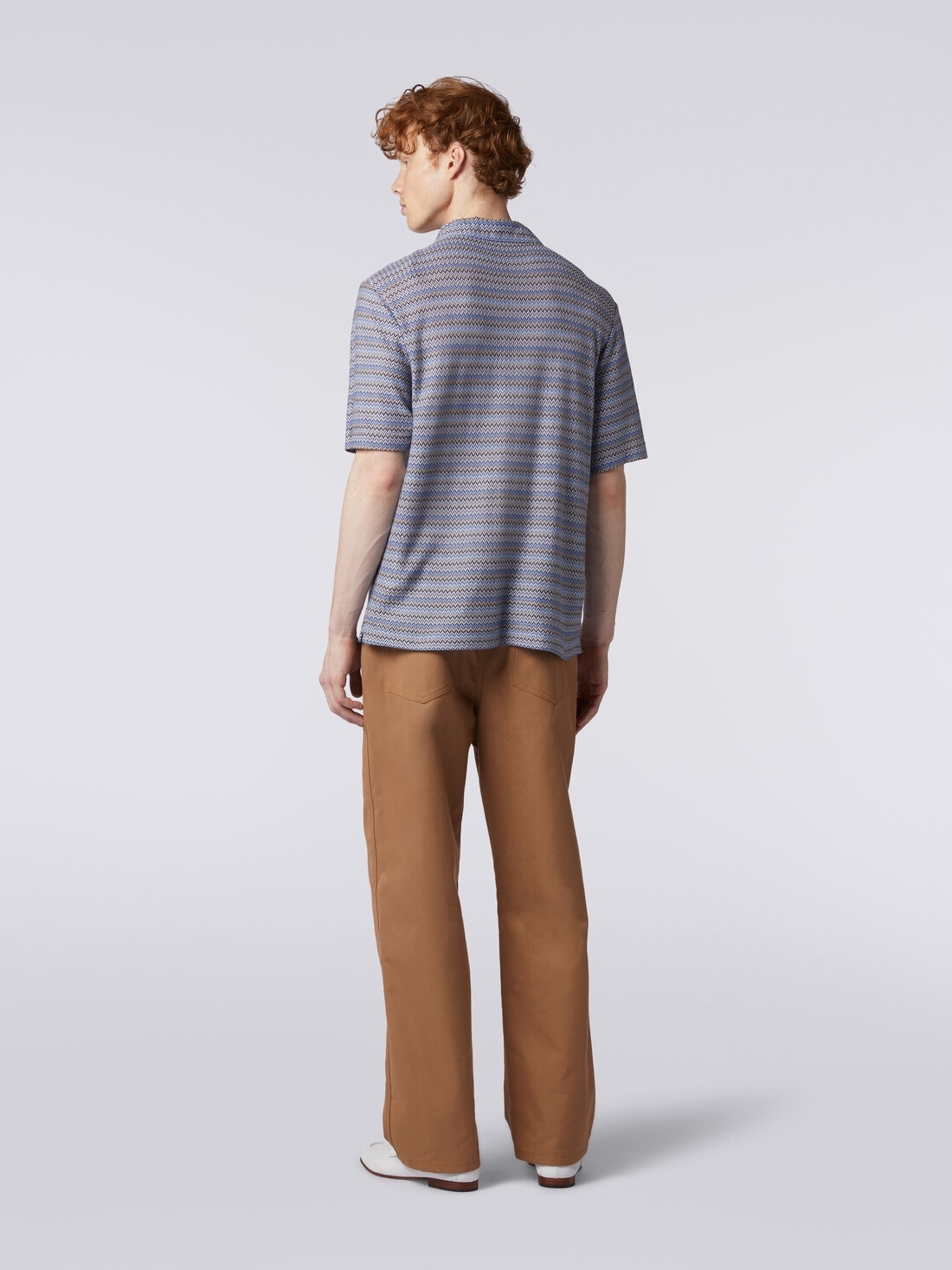 Cargo pants in cotton blend - 4