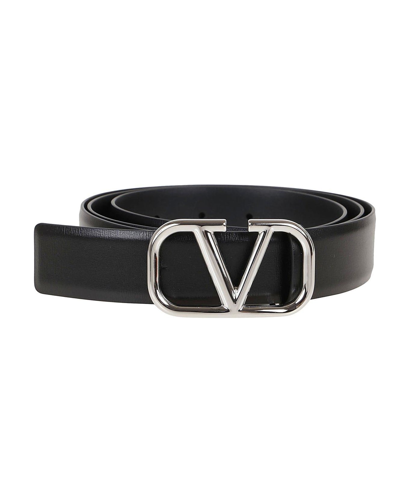 Vlogo Plaque Buckled Belt - 1