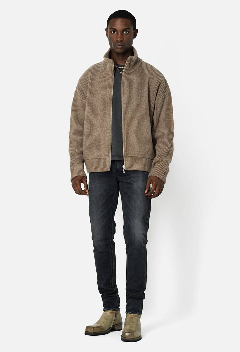 John Elliott DAKOTA KNIT FULL-ZIP outlook