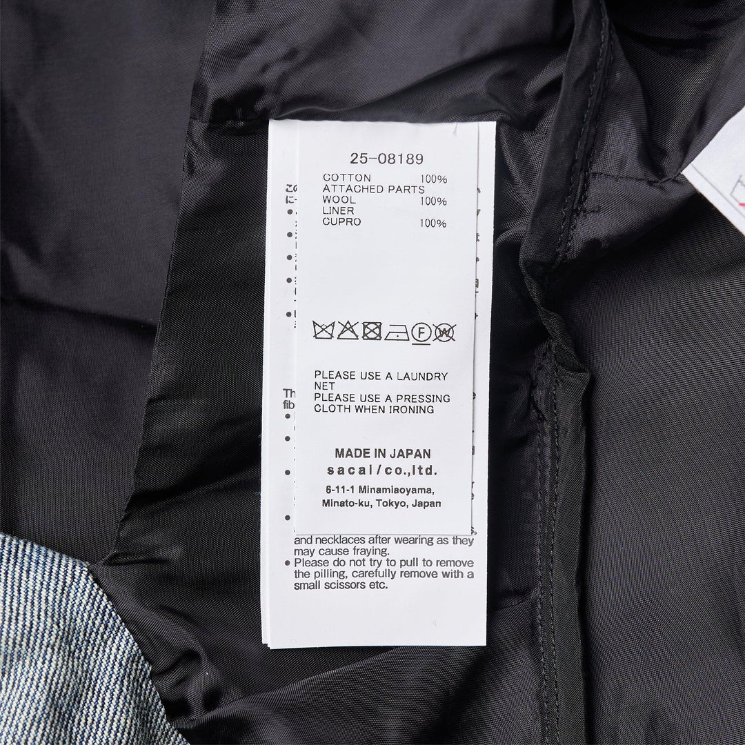 Denim X Wool Melton Jacket - 3