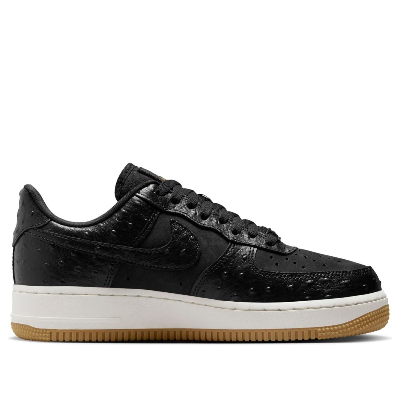 (WMNS) Nike Air Force 1 '07 LX 'Black Ostrich' DZ2708-002 - 2
