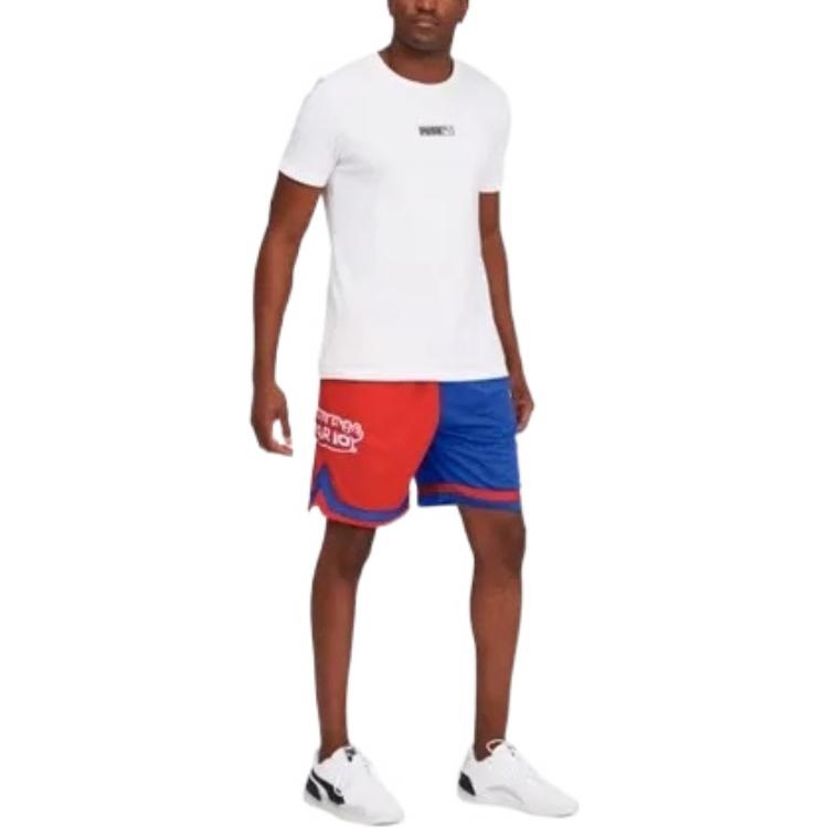 PUMA Super Mario Shorts 'Blue Red White' 589100-01 - 3