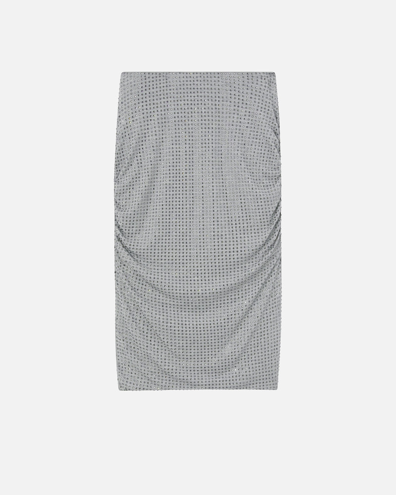 적용된 RHINESTONES를 가진 PENCIL SKIRT 1
