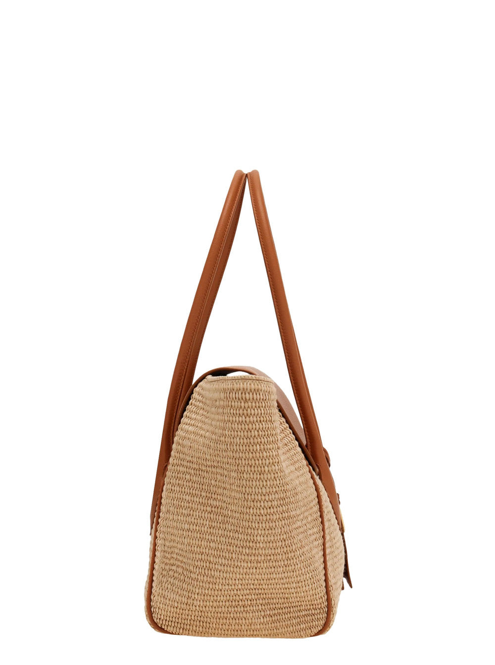Ferragamo Women 'Florence' Brown Shoulder Bag With Embossed Logo Lettering On The Front And Pendant  - 4