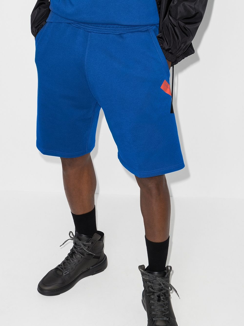 x Browns 50 Address logo-print track shorts - 2