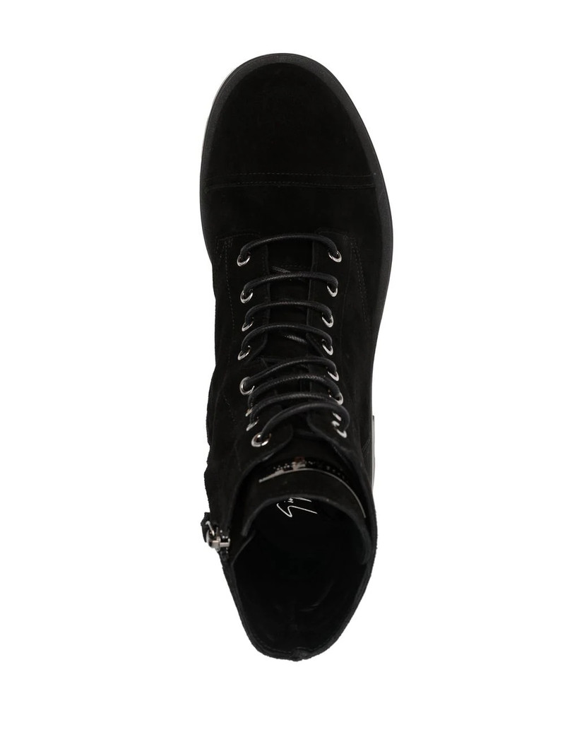 Rombos suede combat boots 4