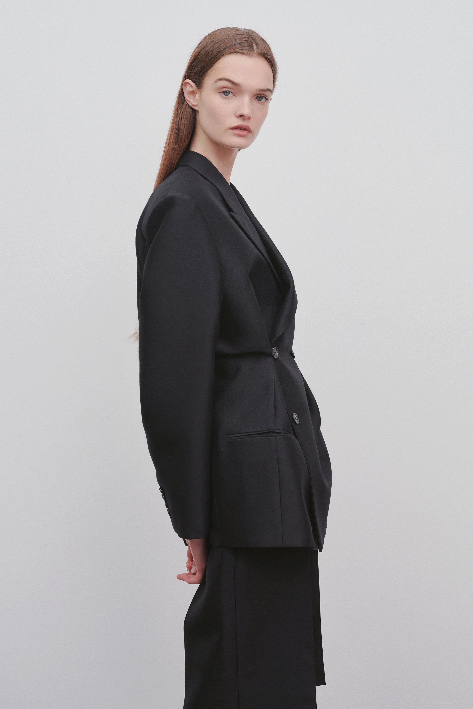 Cosima Jacket in Wool and Silk - 6
