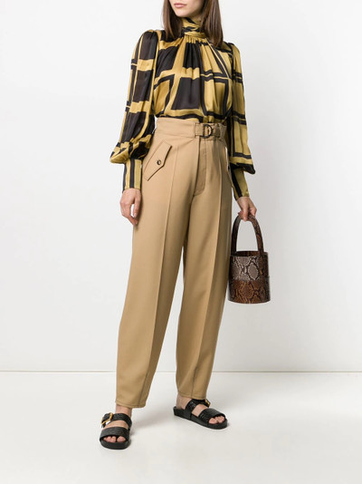 Marni high-waist balloon-leg trousers outlook