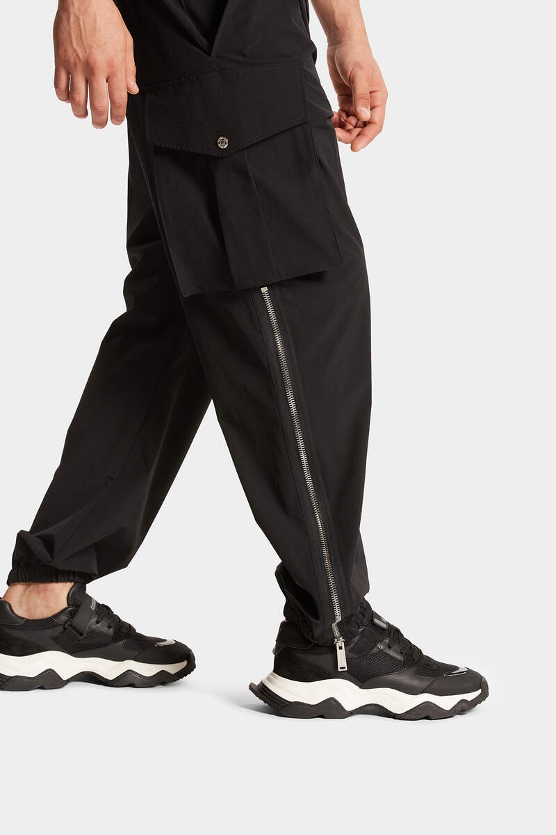 TECHNO NYLON CARGO PANTS - 7