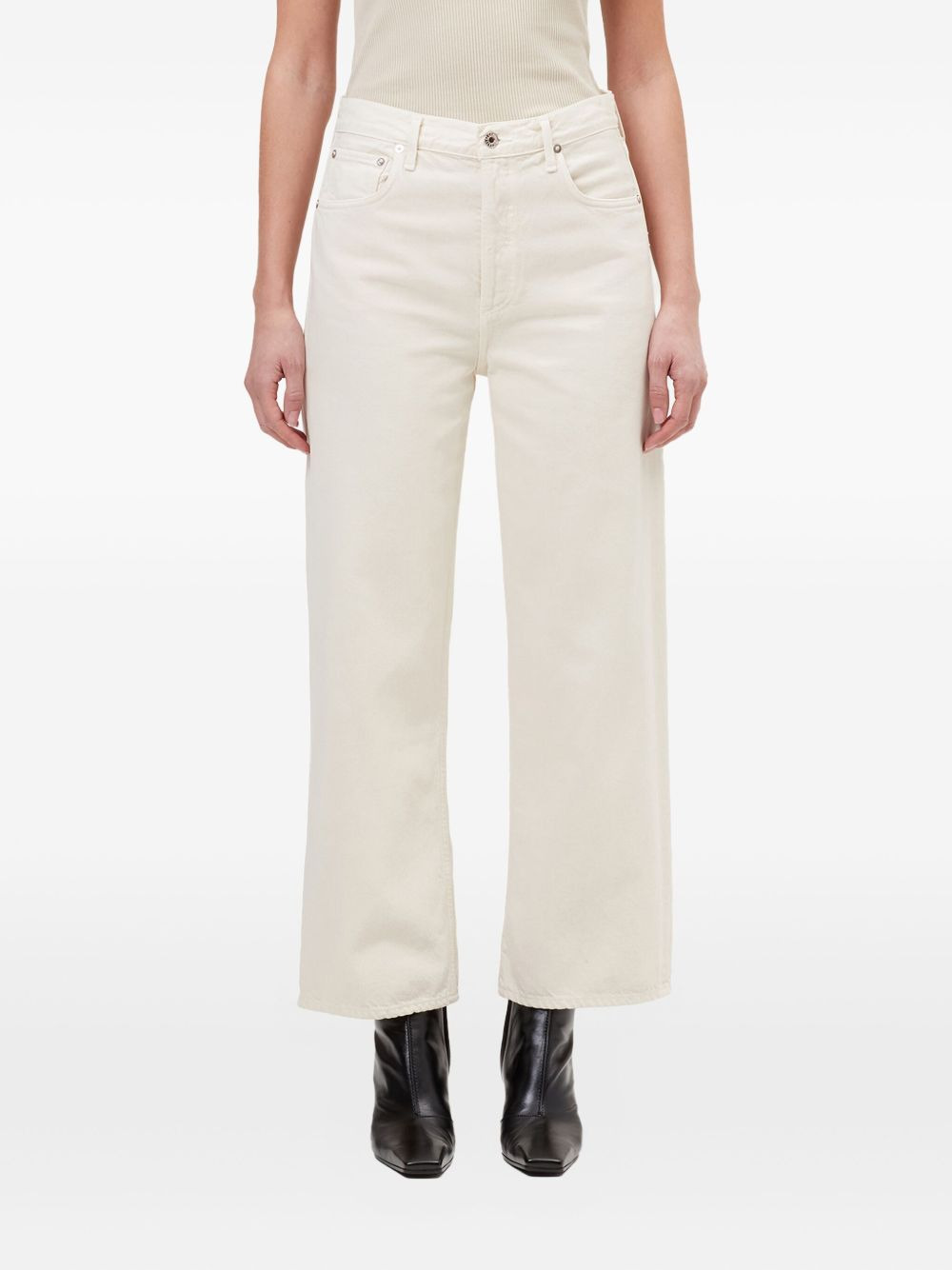 frayed-hem jeans - 2