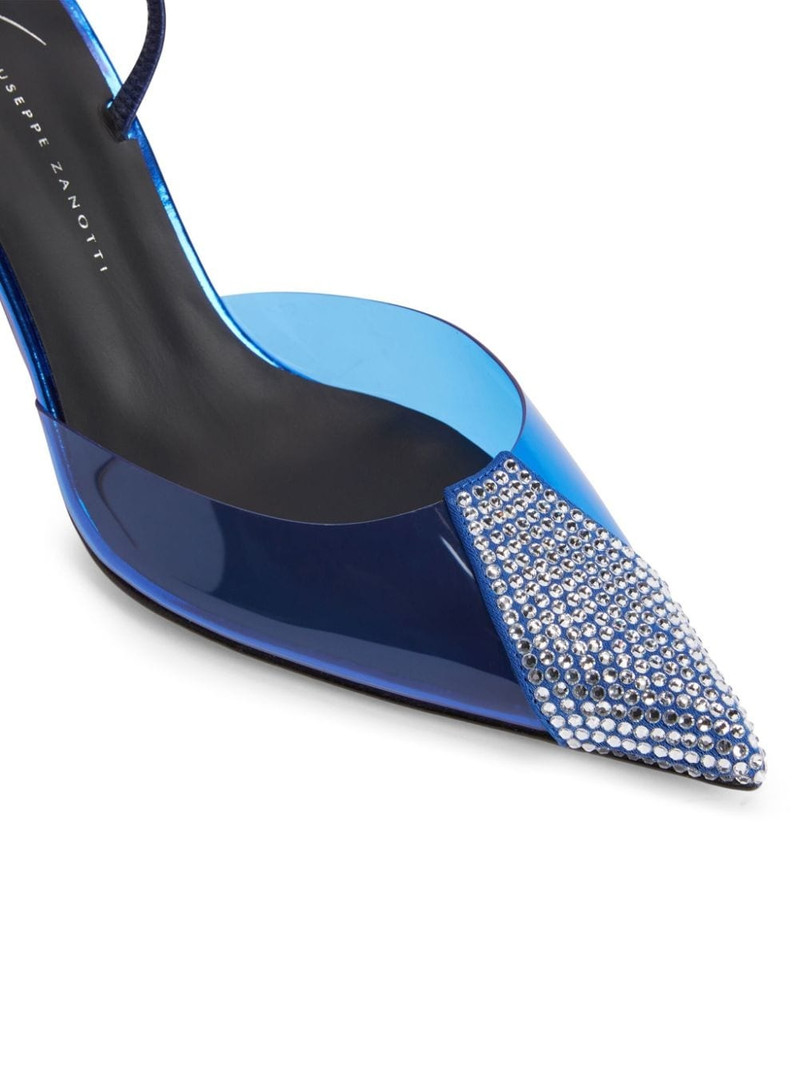 Leonor 85mm crystal-embellished pumps 4