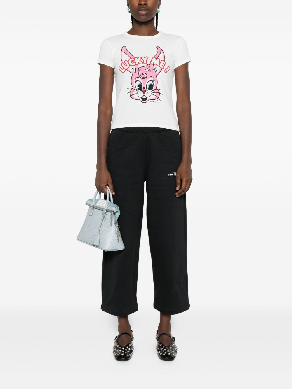 rabbit-print T-shirt - 2