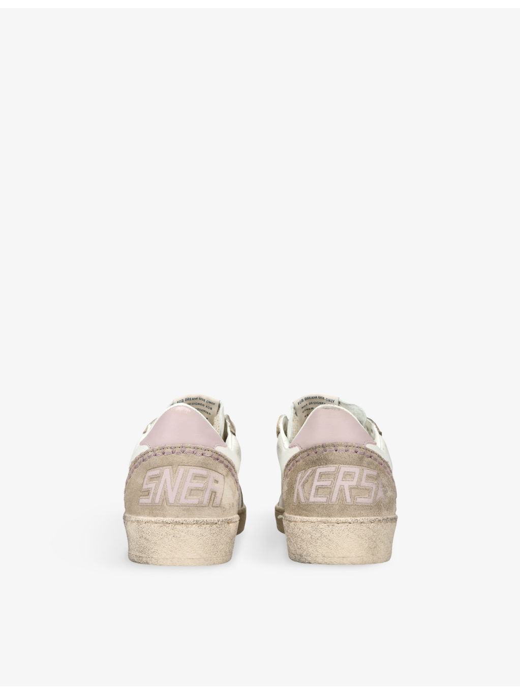 Women’s Ball Star Leather and Suede Low-Top Trainers - 4