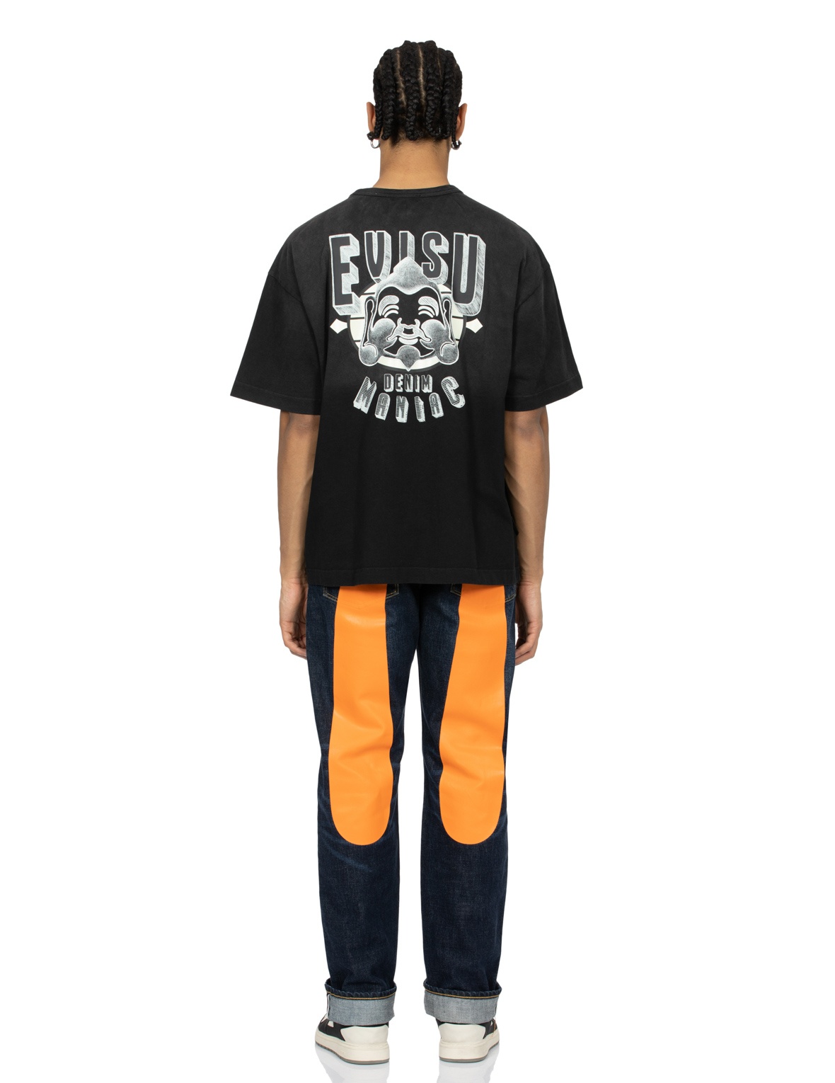 DAICOCK PRINT BAGGY-FIT JEANS #2000 - 4