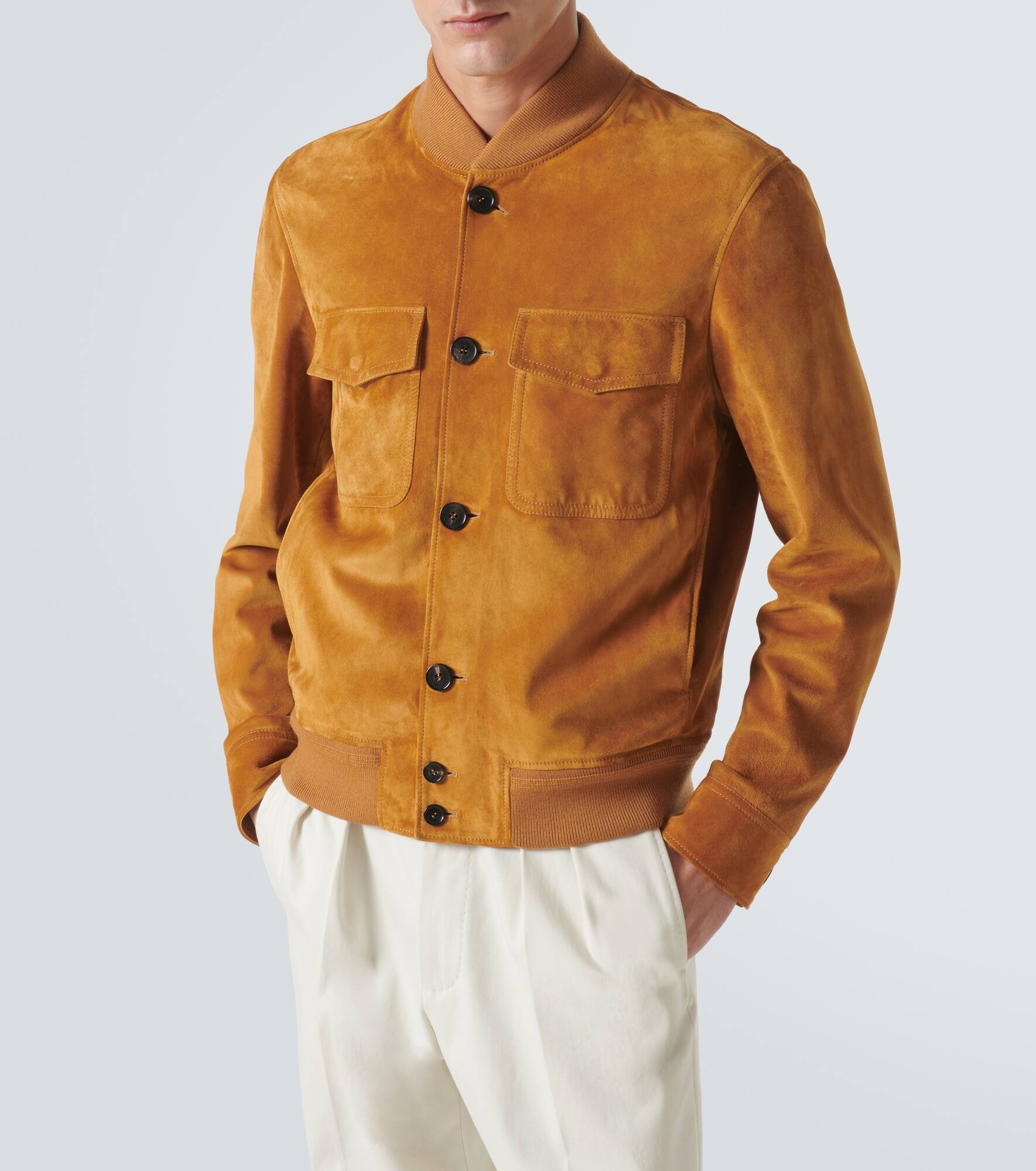 Suede bomber jacket - 3