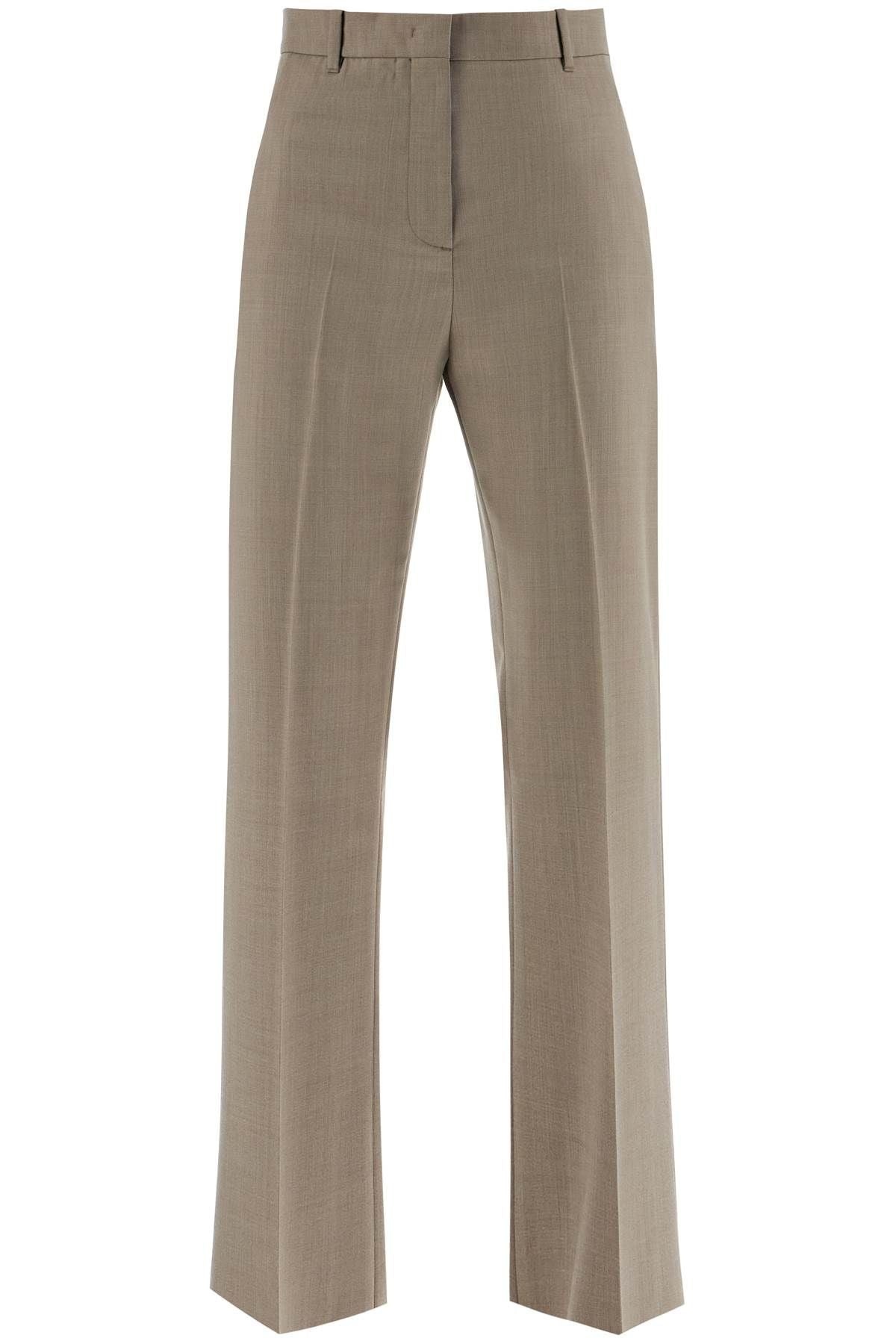 LIGHTWEIGHT TAILORED WOOL TROUSERS - 1