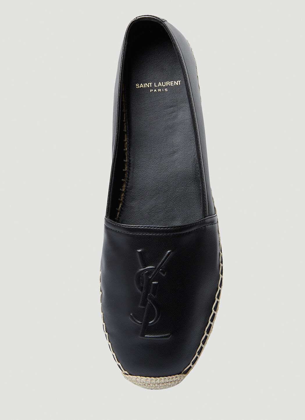 YSL Embossed Flat Espadrilles - 5
