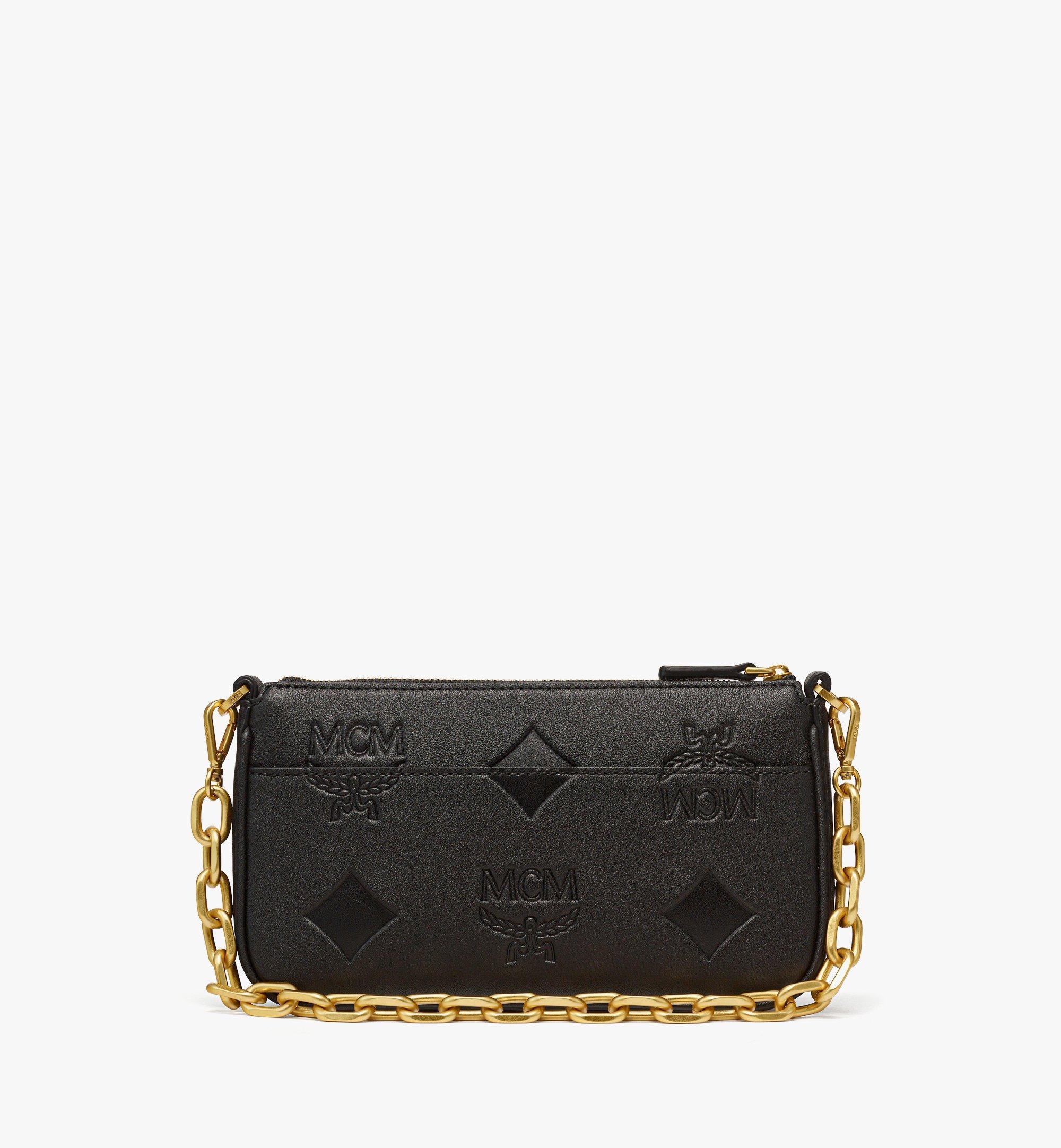 Aren Chain Crossbody in Maxi Monogram Leather - 4
