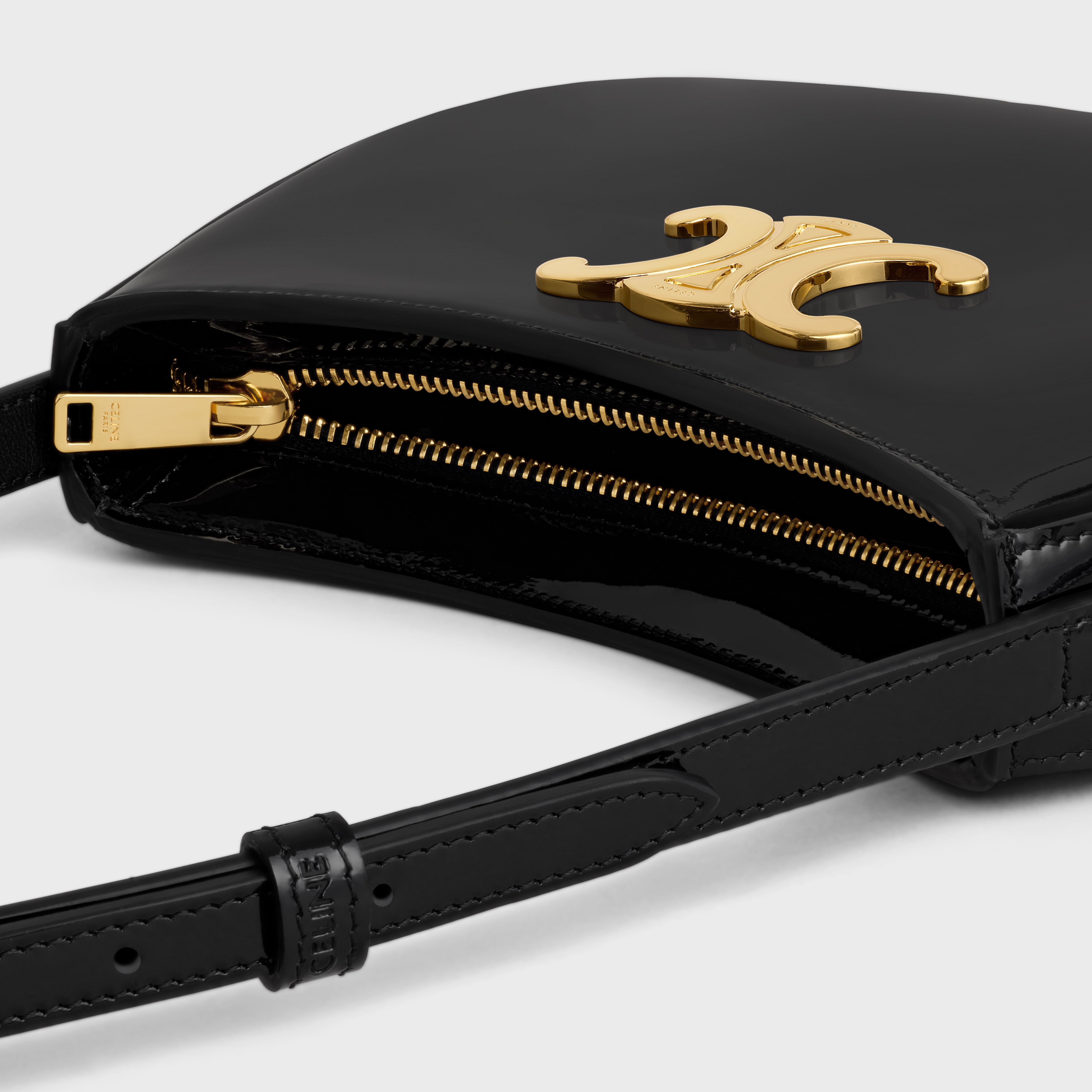 MEDIUM TILLY BAG in PATENT CALFSKIN - 4