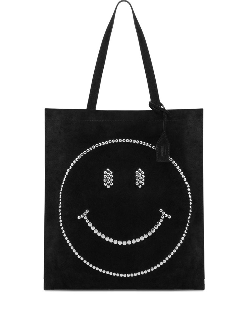 smiley-motif tote bag 1
