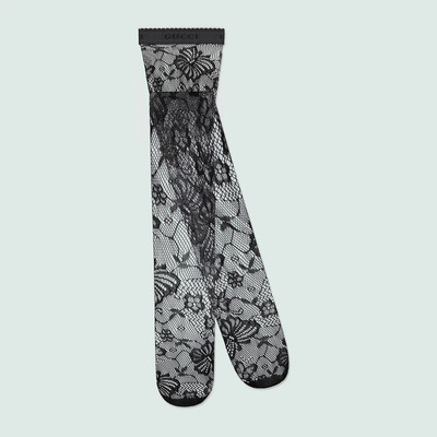 GUCCI Nylon tights with butterfly motif outlook