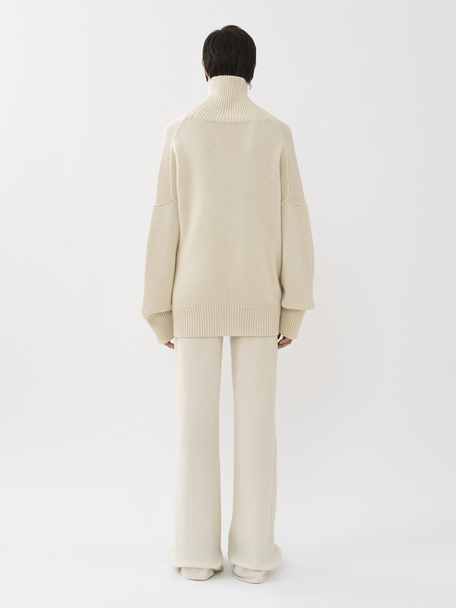 OVERSIZED HIGH-NECK SWEATER - 5