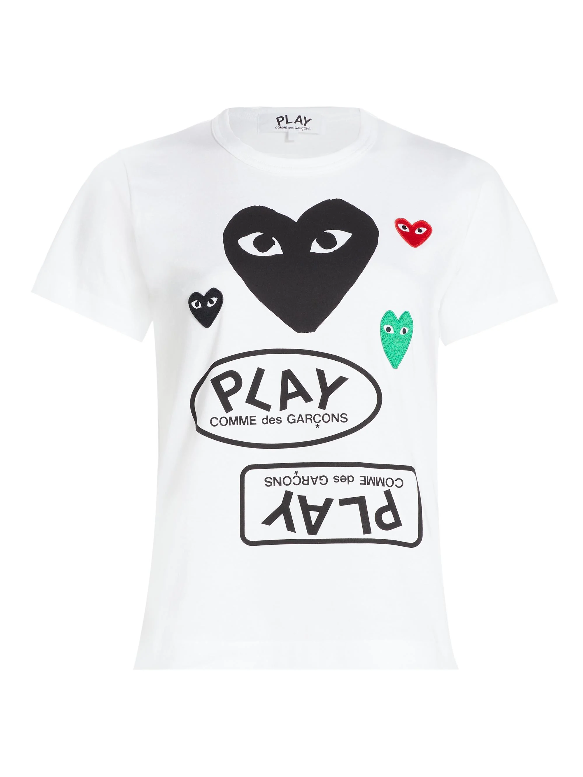 Women's Heart Logo Graphic T-Shirt - White - 1