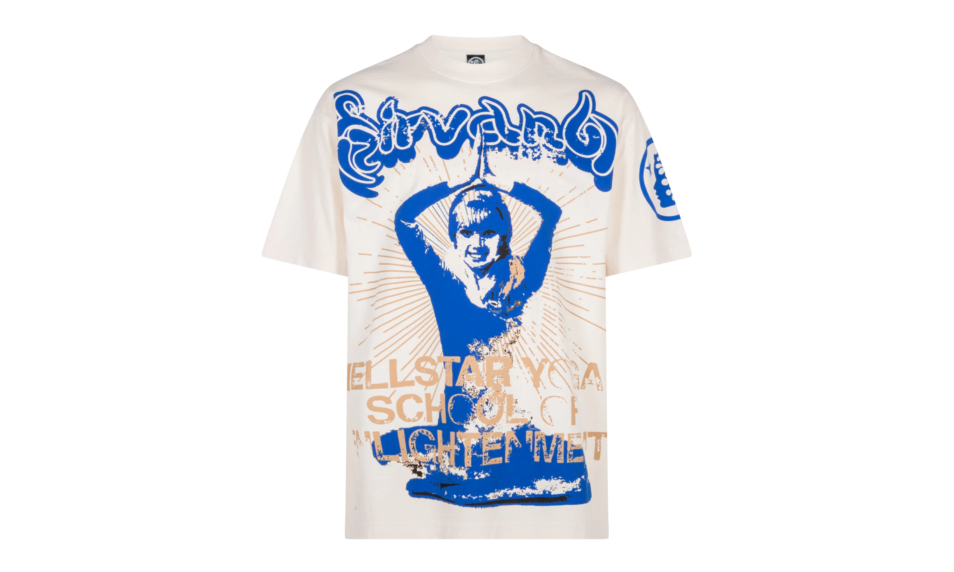 Yoga T-Shirt "Cream" HSR025 - 1