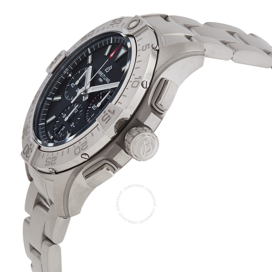 Breitling Avenger Chronograph Automatic Black Dial Ladies Watch AB0147101B1A1 - 2