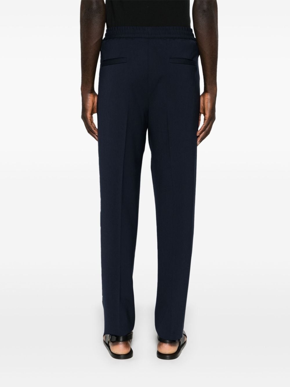 drawstring tapered trousers - 4