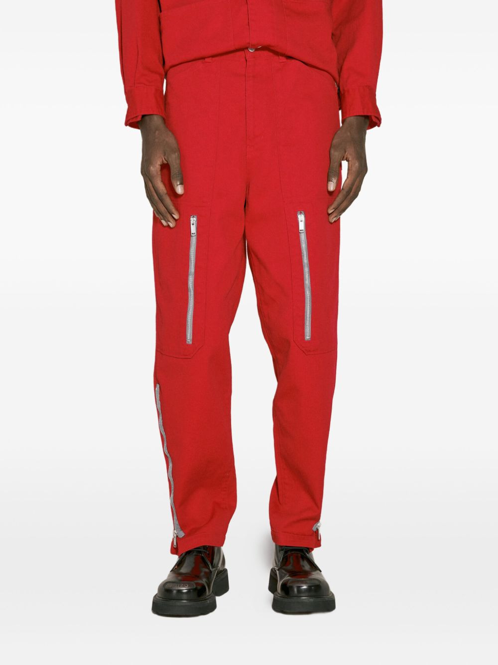 cotton twill trousers - 4