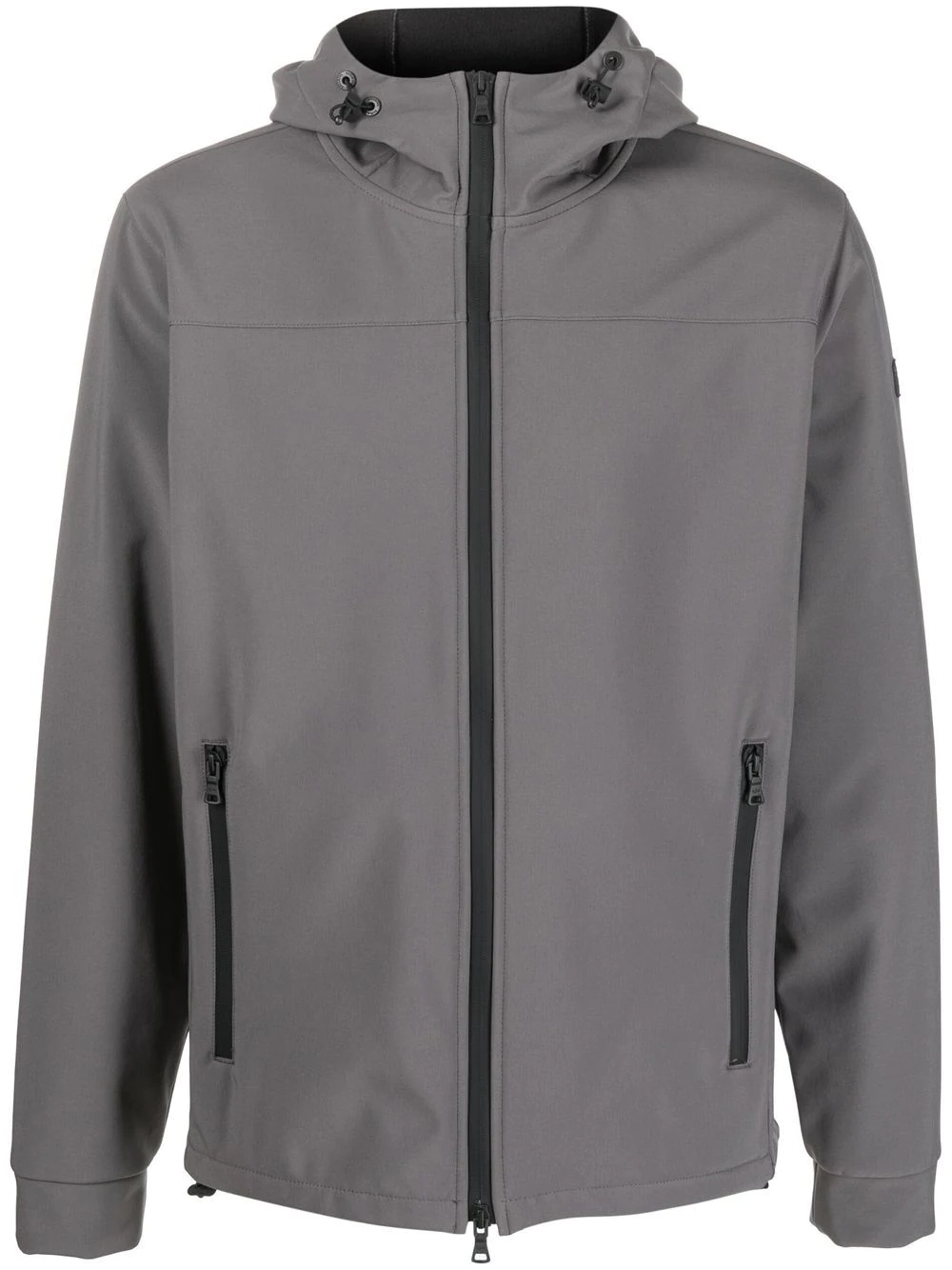 zip-up hooded sports jacket - 1