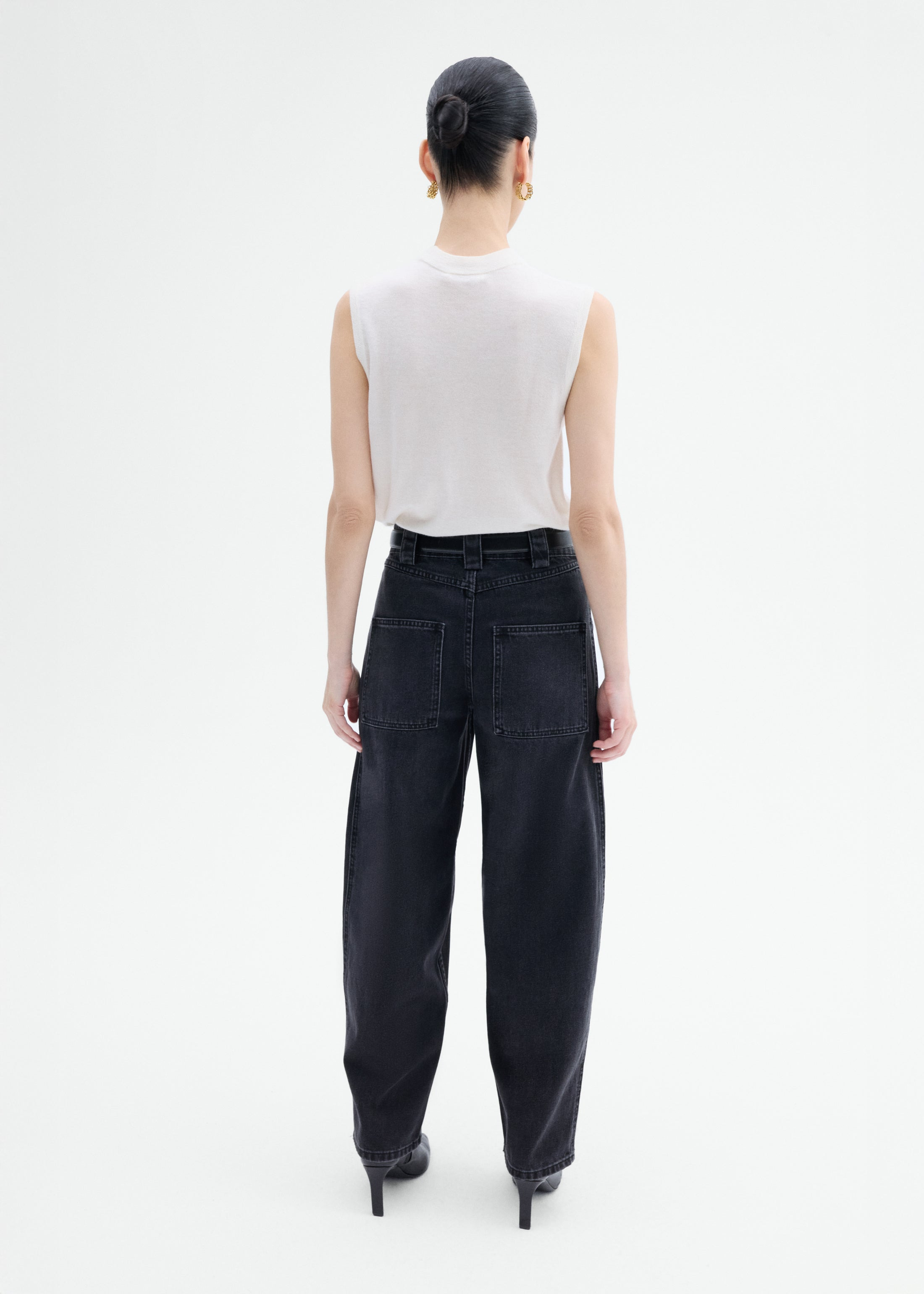 Denim Patch Pocket Jean - 4
