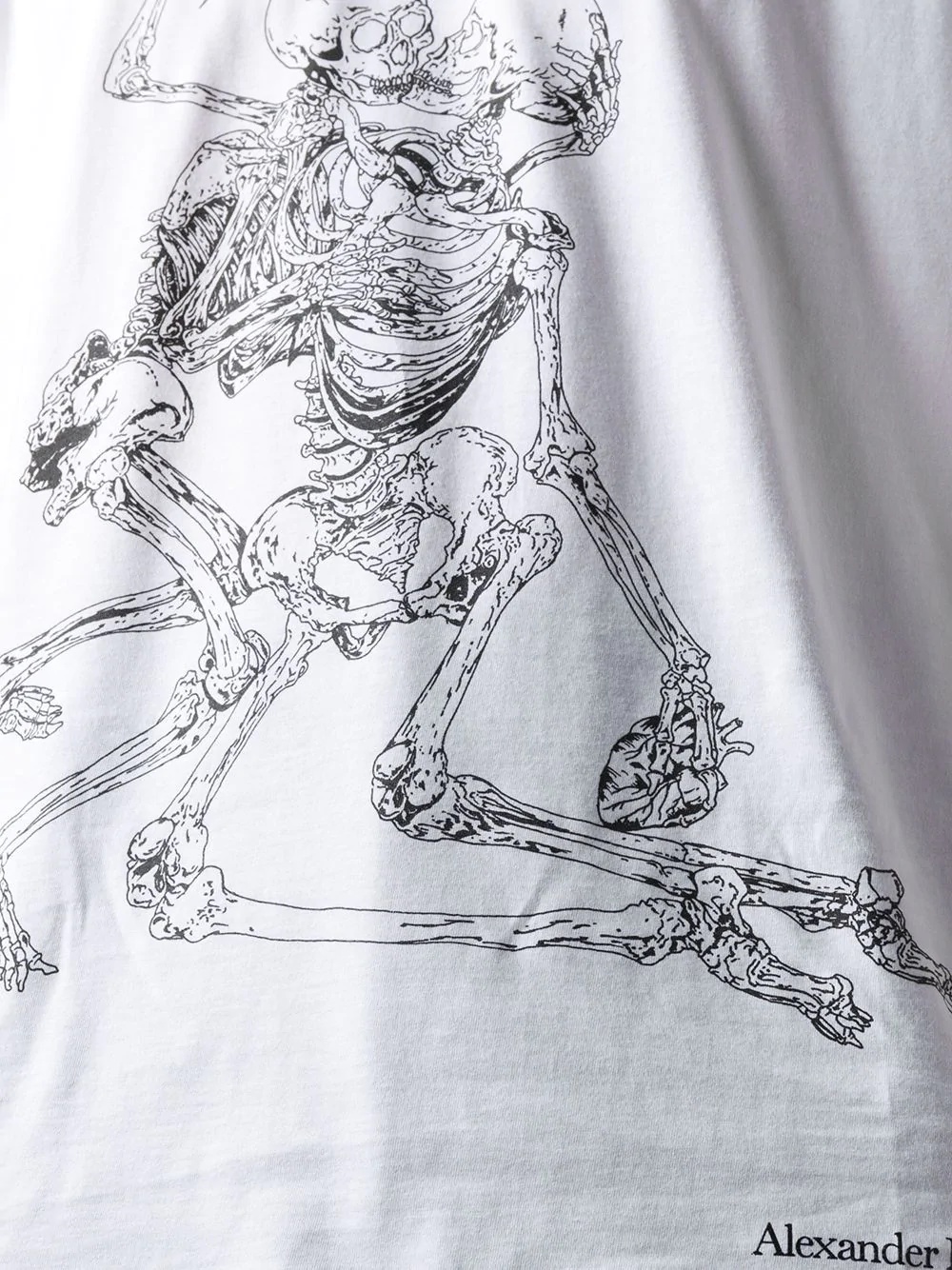 Lovers Skeleton printed T-shirt - 5