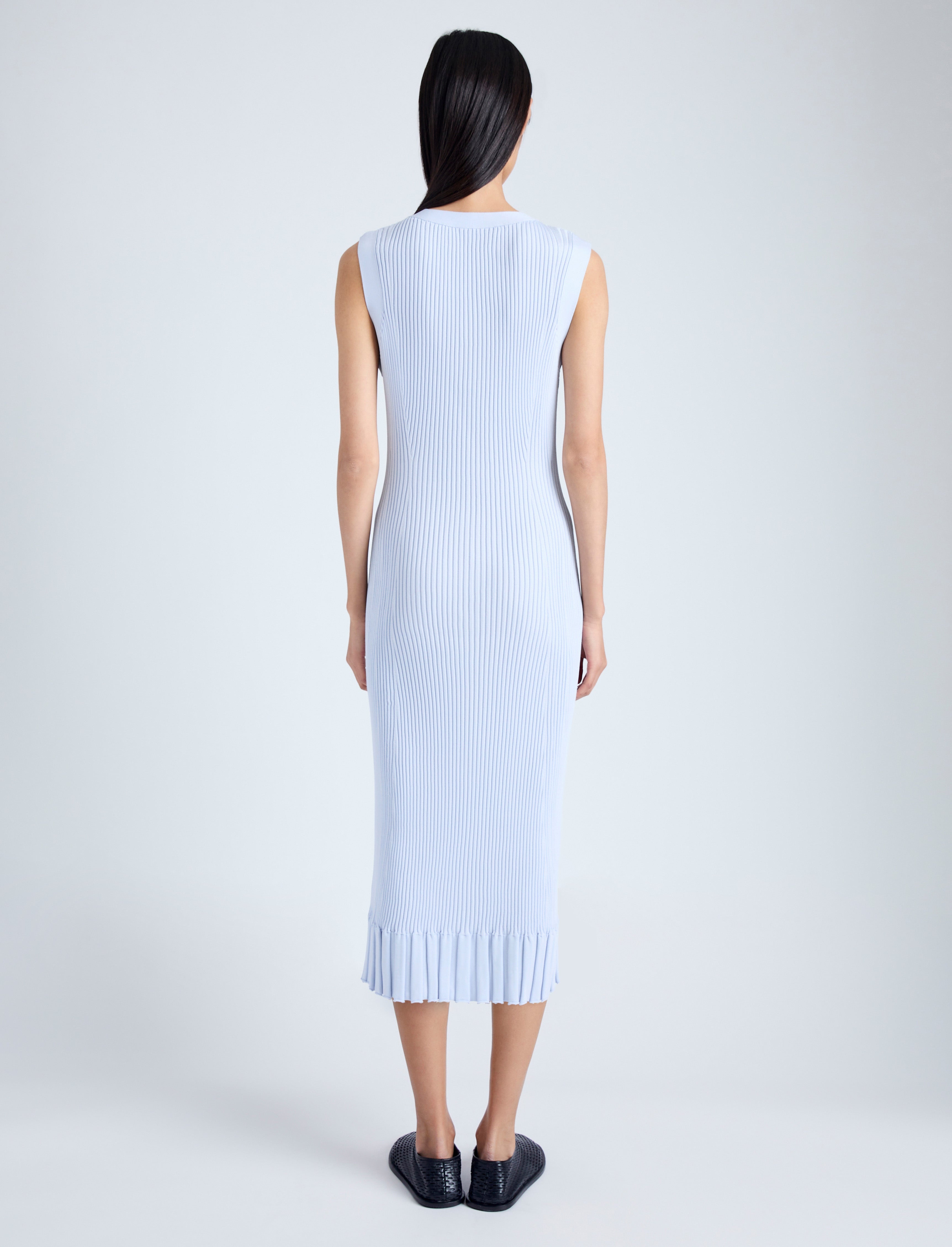 Tatum Dress in Silk Viscose - 4