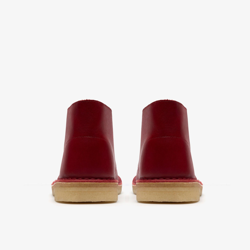 Desert Boot Dark Red Leather 5