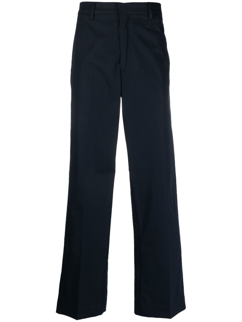 mid-rise straight-leg trousers 1