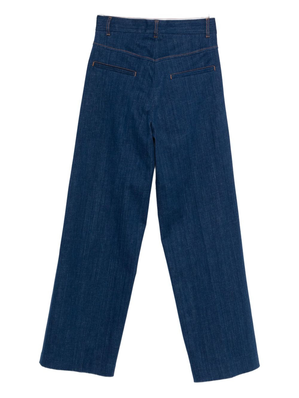 contrast-stitching jeans - 2