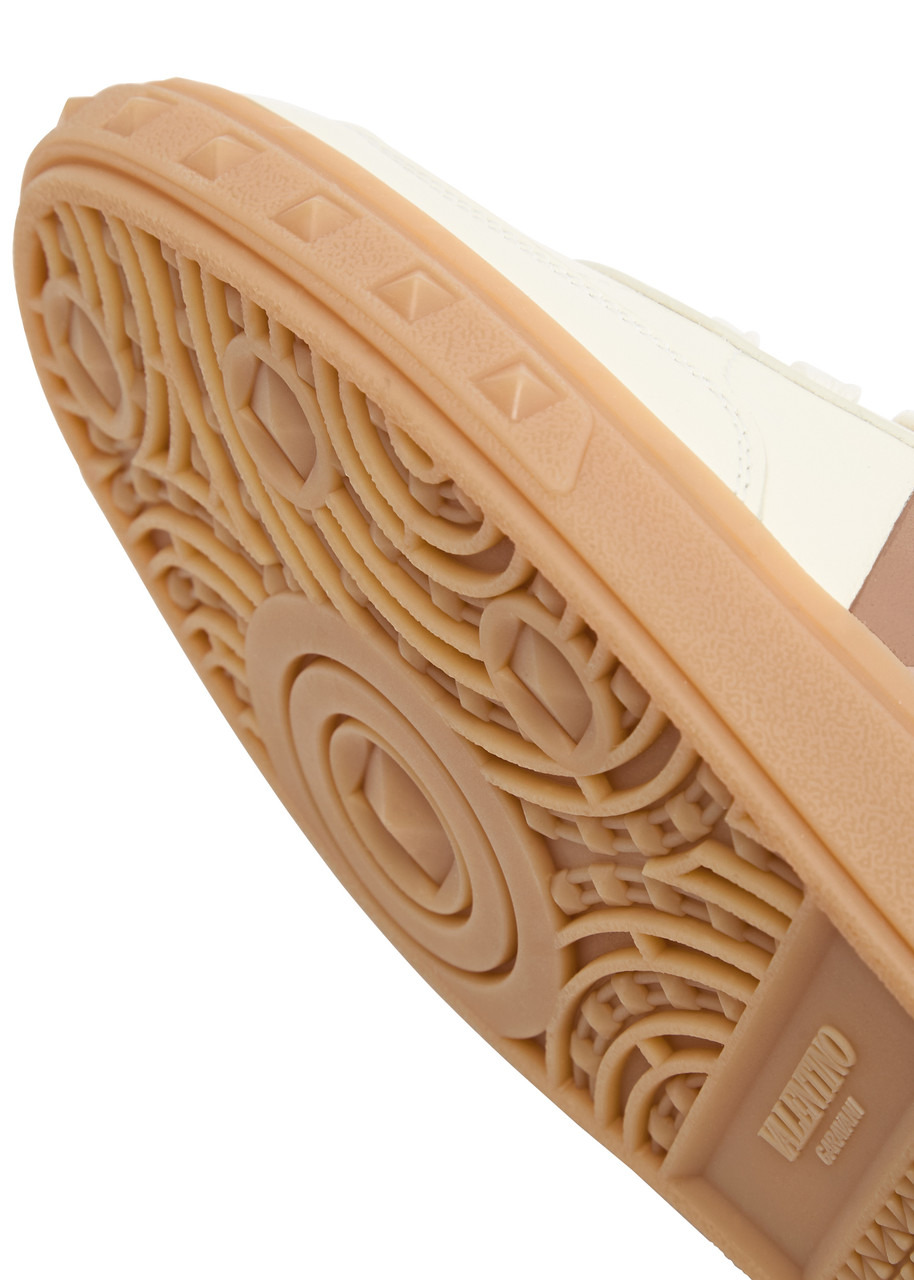 Upvillage panelled leather sneakers - 4