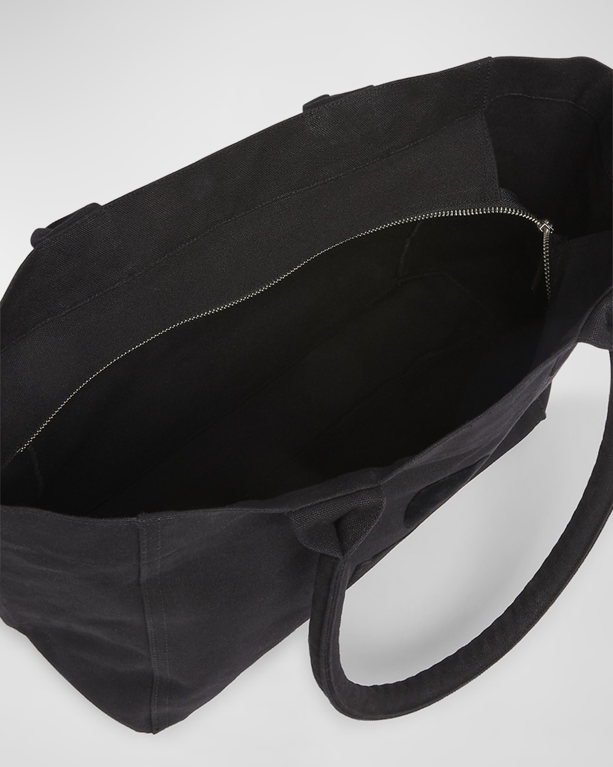 Yenky Zip Canvas Cotton Tote Bag - 4