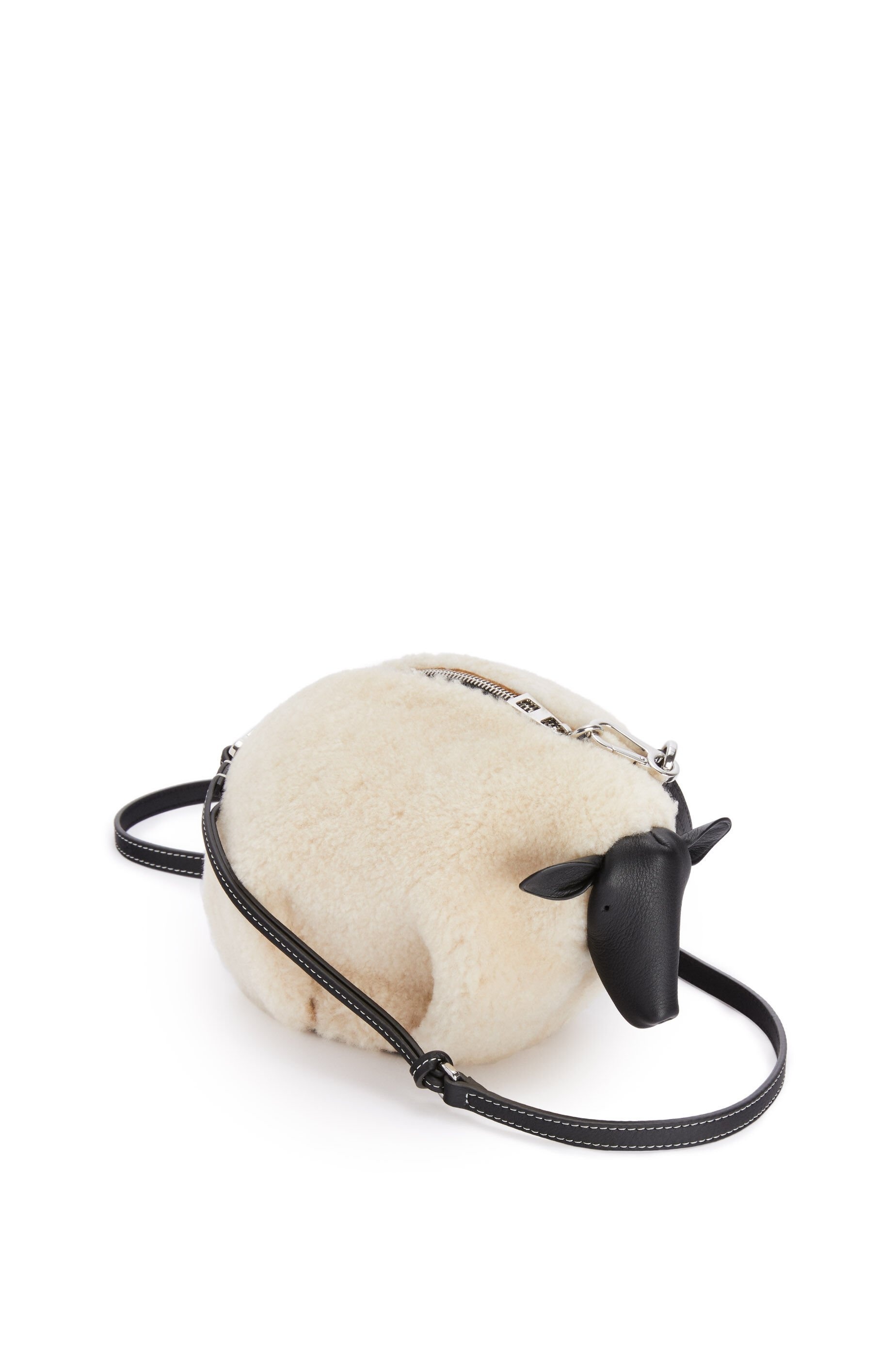 Mini Sheep bag in shearling and calfskin - 1