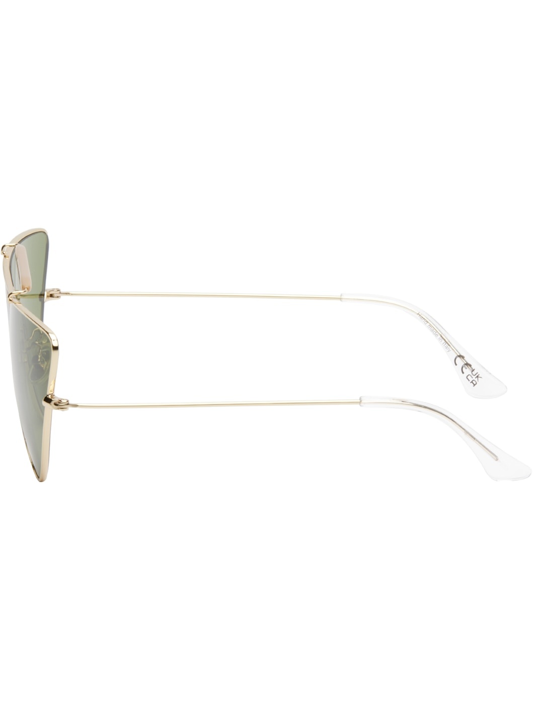 Gold Cat Eye Sunglasses - 3