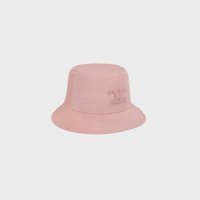 CELINE triomphe bucket hat in cotton gabardine outlook