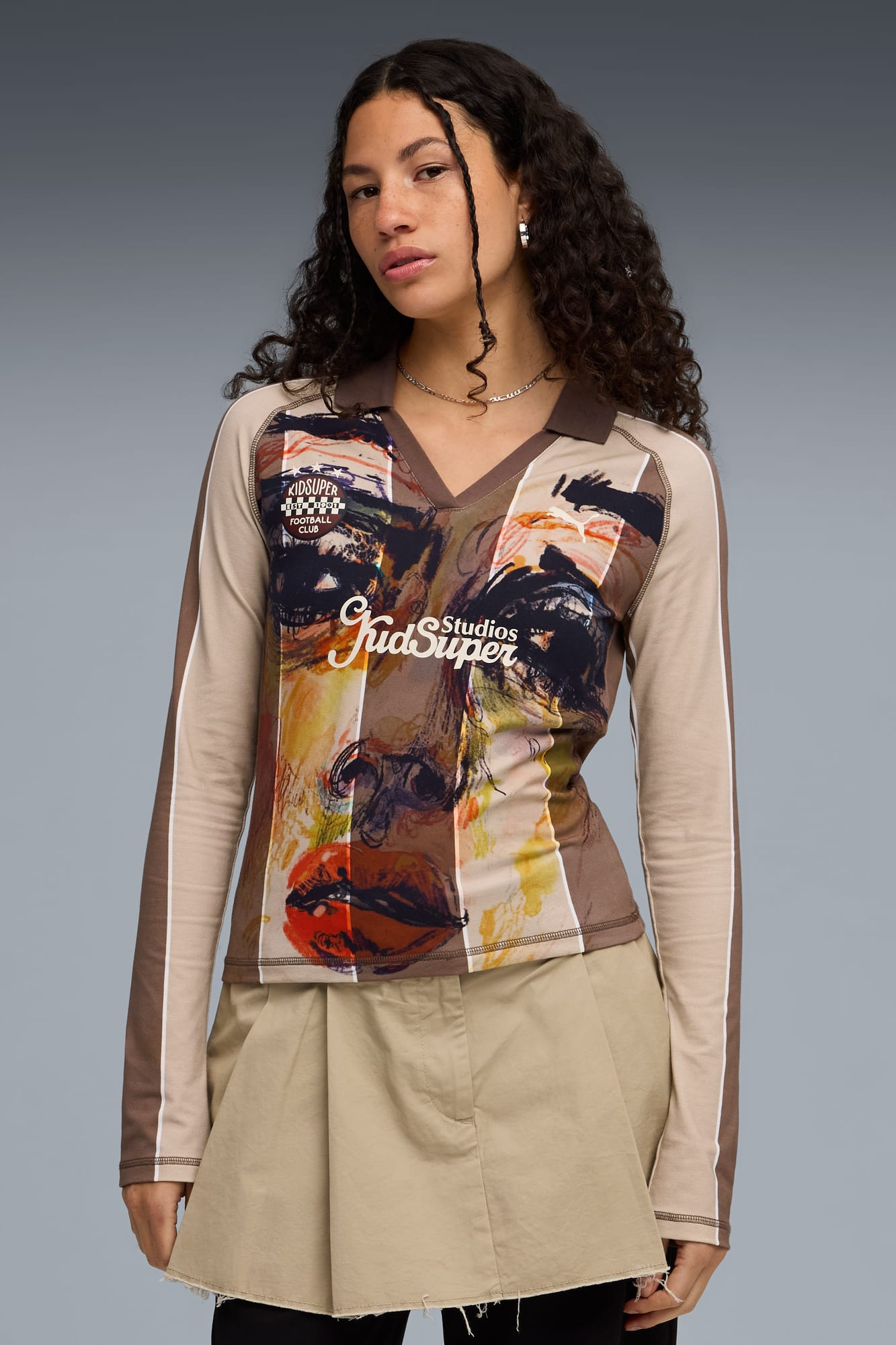 PUMA x KIDSUPER Long Sleeve Jersey Women - 3